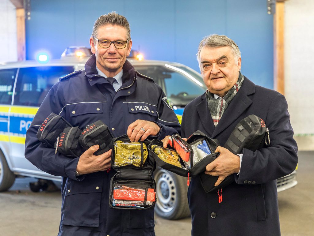 Taktische Medipacks für die Polizei NRW